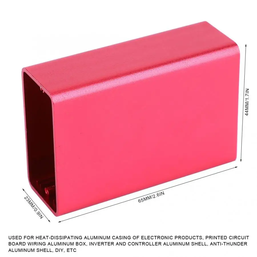 Печатная плата инструмент алюминиевая охлаждающая коробка DIY корпус для электронных проектов корпус алюминиевый корпус охлаждающая коробка