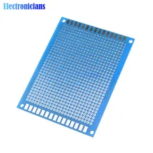 Maquette de carte PCB simple face, 7cm x 9cm 70mm x 90mm FR4