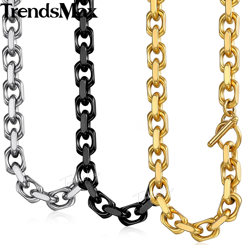 Цепочка мужская из нержавеющей стали 55/60 см 9 мм|stainless steel chain|men necklace goldnecklace gold |
