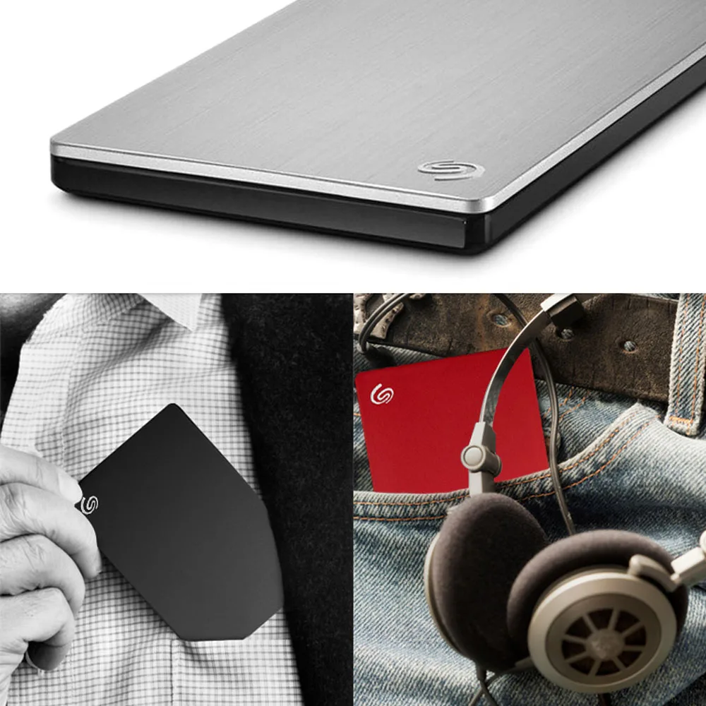Seagate 1TB 2TB 4TB Backup Plus Slim External Hard Drive USB 3.0 2.5\