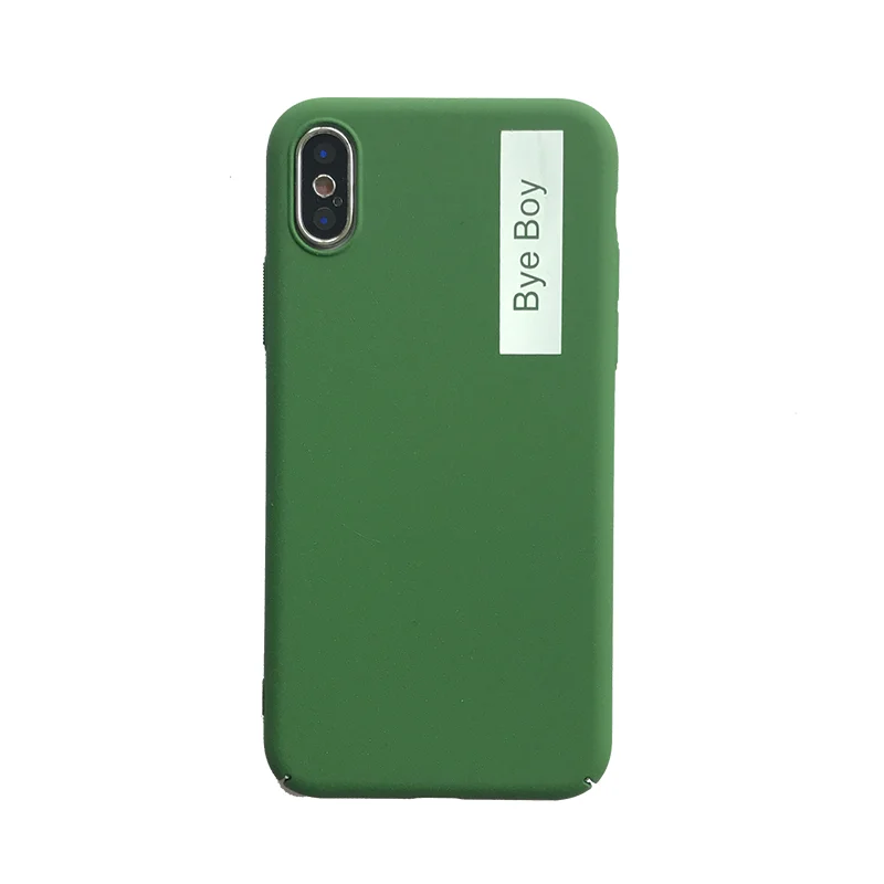 Английская буква Bye матовый зеленый чехол для Huawei Mate 10 9 20 Pro Nova 2 s 3 4 Plus Lite сотового
