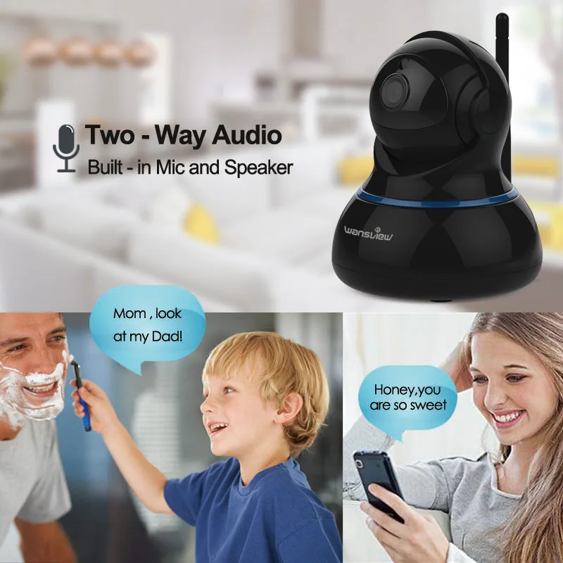 Wansview Q3s Беспроводной HD 1080 P IP Камера Wi Fi ip Крытый мини домашний видеонаблюдения