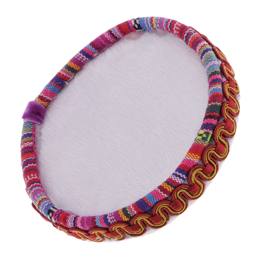 Round Wooden Fabric Beading Board Tray Beading Mat Beads Organizer Tools For Jewelry Making Art DIY Crafts Supplies
