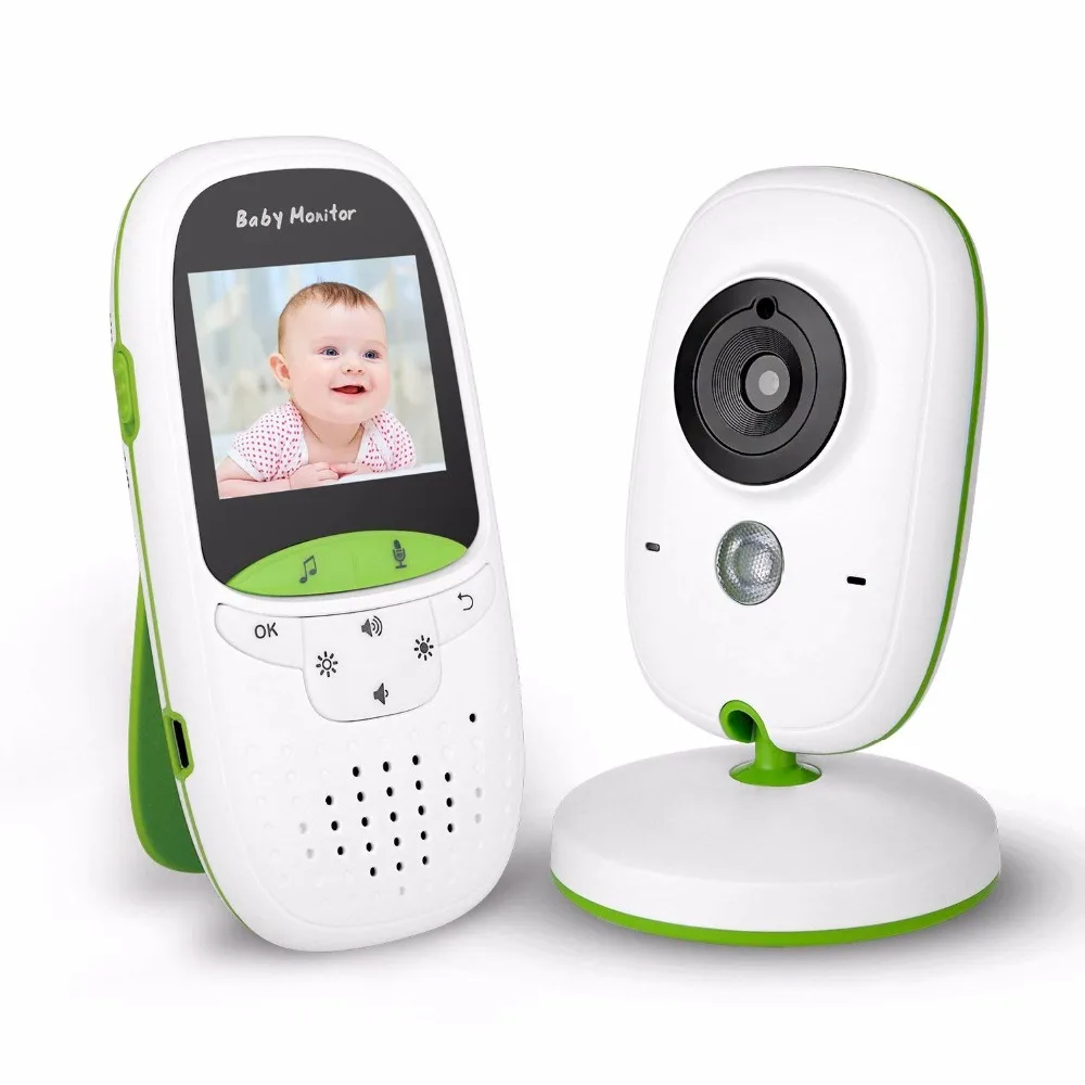 Video Baby Monitor Wireless 2.0 inch TFT LCD IR Night Vision Temperature Monitor 4 Lullabies Baby Intercom Radio Baby Monitor