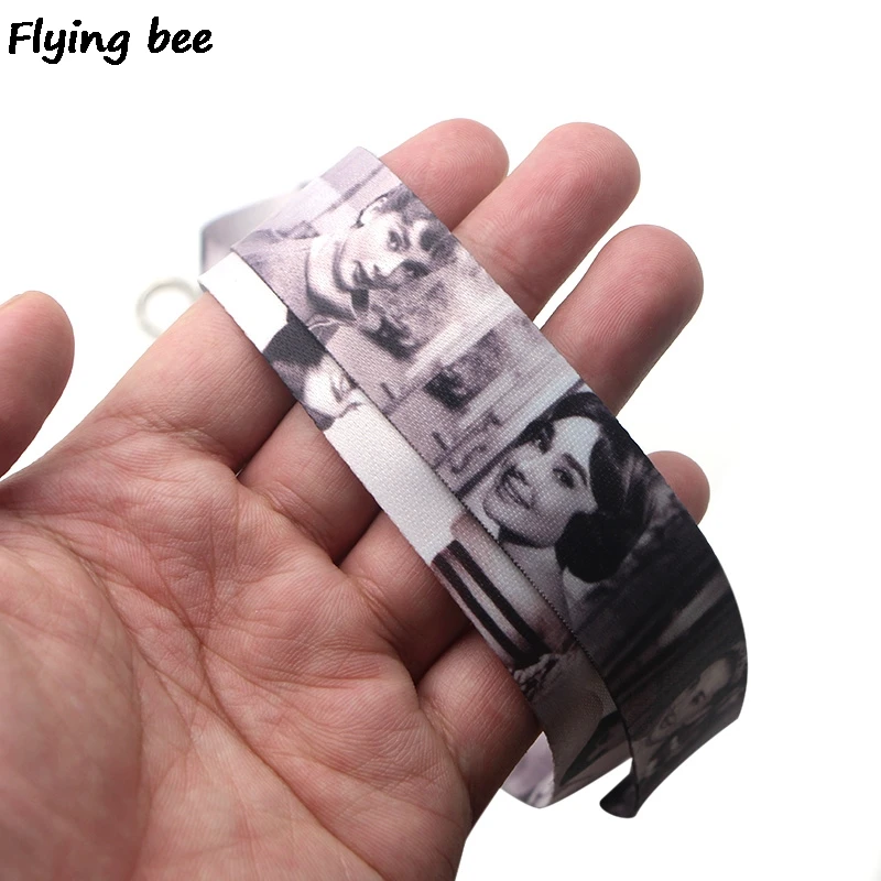 Flyingbee женский модный брелок ремешок значок ремешки мобильный телефон веревка для