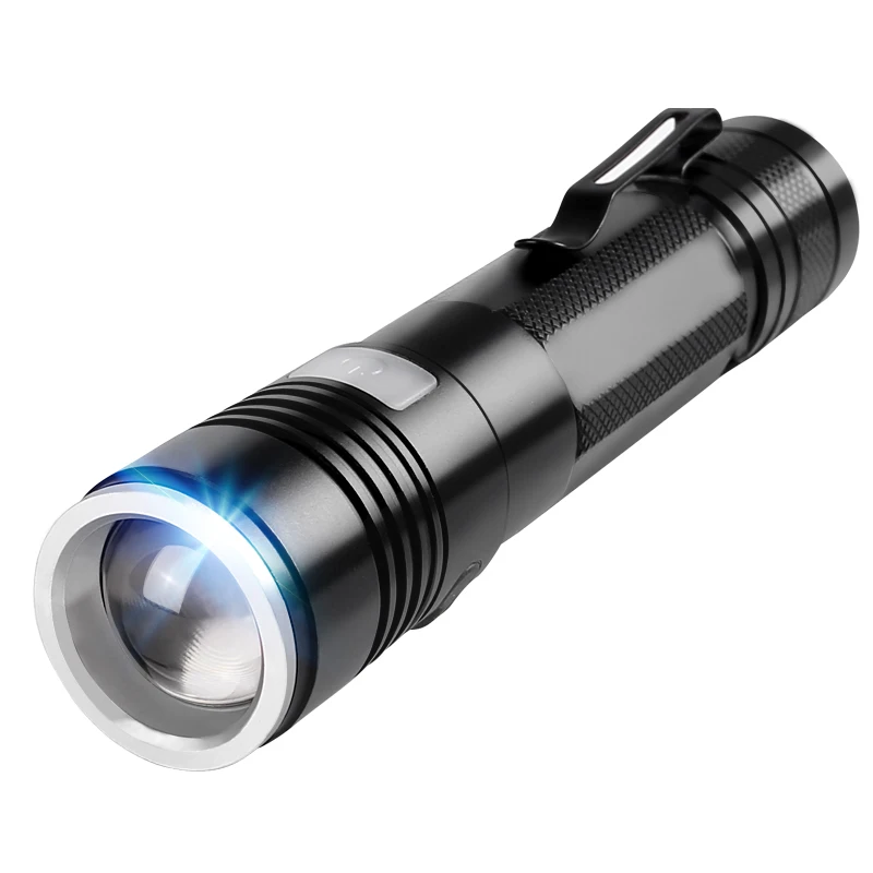 Тактический фонарь cree led Q5 Lampe Torche Ultra Puissante Taschenlampe Zaklamp Zoom СВЕТОДИОДНЫЙ фонарик USB