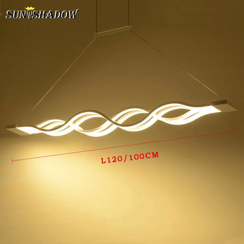 

Ceiling Mounted LED Pendant Light Lamp Black&White Modern Led Pendant Lamp For Living room Kitchen Dining room Offfice Room Lamp