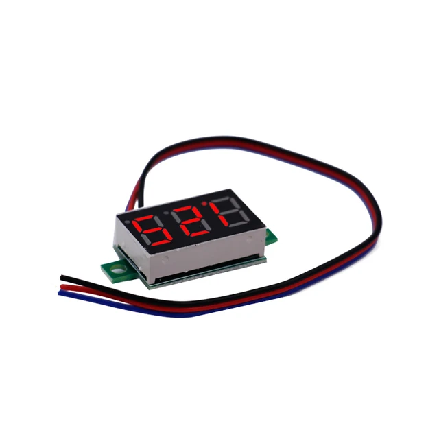DC 0-30V 3 Drähte 0,36 Zoll LED Panel Spannungsmesser 3-stellige Anzeige-Vo F5U0 DC 0-30V 3 Drähte 0,36 Zoll LED Panel Spannungsmesser 3-stellige Anzeige-Vo F5U0