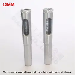 DIATOOL 2 шт. Dia12mm ВАКУУМНОЙ ПАЙКИ diamond бурения коронки для камня керамическая masory сверла Отверстие пила