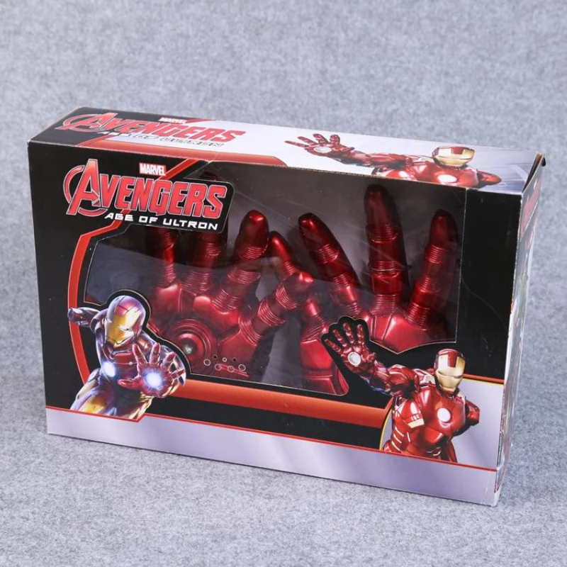 

Iron Man Gloves with LED Light PVC Action Figures Collectible Model Toy 8" 20cm