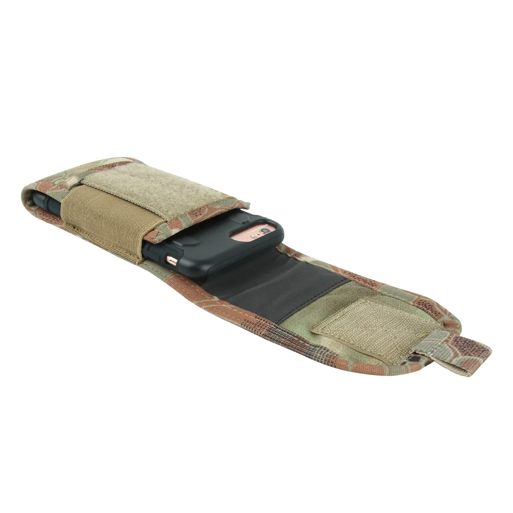 Excelente Elite Spanker al aire libre MOLLE teléfono celular corriendo bolsa funda de Nylon bolsillo para teléfono 5,5 pulgadas Universal magia pulsa versión