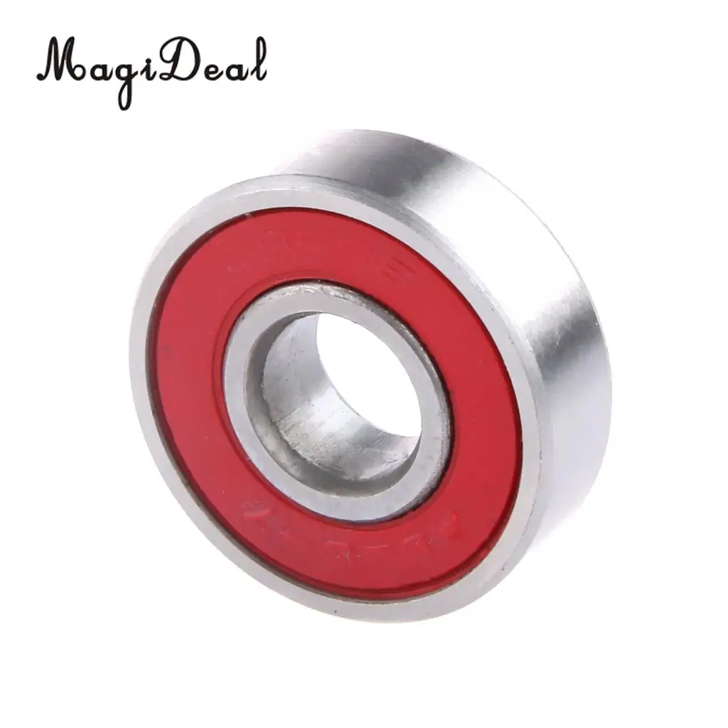 MagiDeal 2Pcs 5' Aluminium Longboard Skateboard Trucks + 10pcs ABEC-7 Bearings + Skateboard Grip Tape