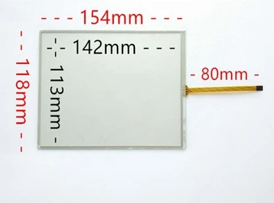 

AMT10515 Новый 6,5 дюймовый резистивный сенсорный экран 154*118 для автомобильной DVD сенсорной панели 154 мм * 118 мм