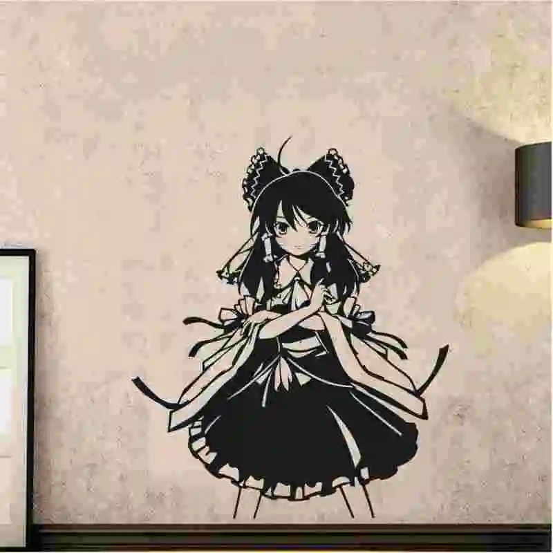 Проект Touhou настенные наклейки домашний декор декоративные украшения аниме