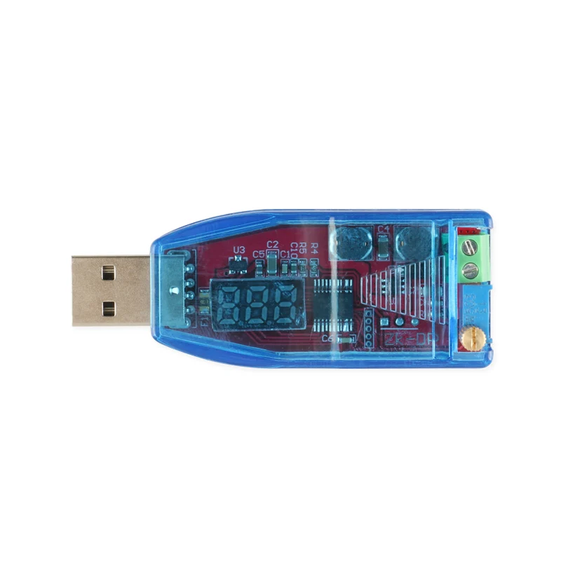 Цифровой дисплей DC-DC USB Регулируемый понижающий-повышающий источник питания регулятор напряжения Модуль 5 В до 3,3 в 9 в 12 В 24 В DP светодиодный