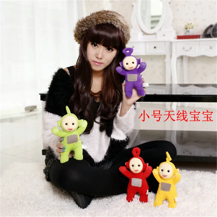 

4 pieces a lot small cute creative lovely Teletubbies toys stuffed different dolls gift about 22cm 0505