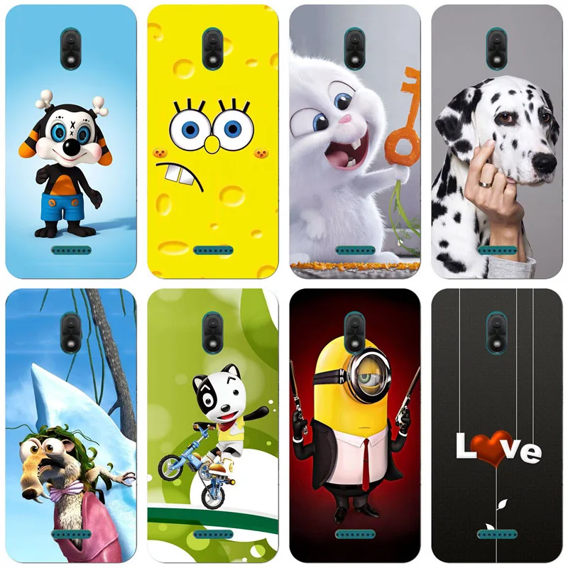 

for Wiko View Go Soft silicone Phone Cases for Wiko View Go Soft TPU Material Back Cover Coque Print painting Flower style