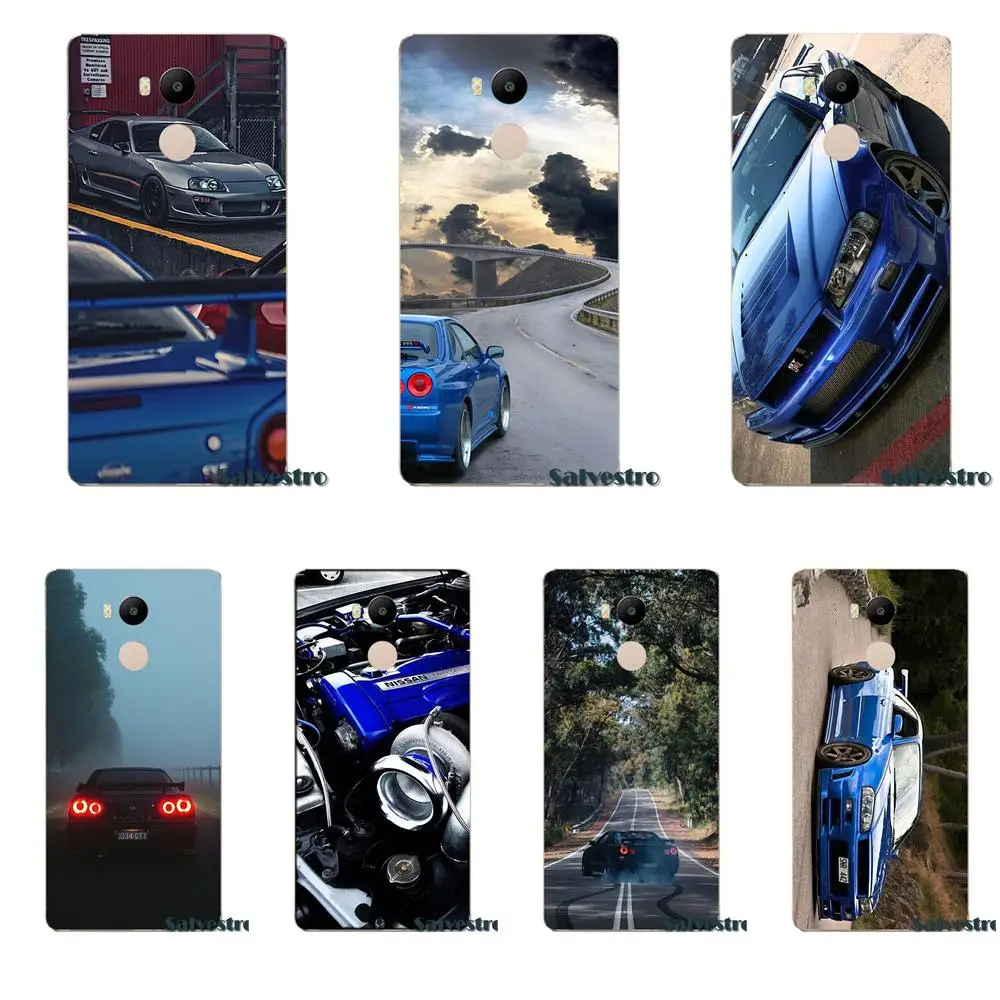 

Bixedx For Xiaomi Redmi 4 3 3S Pro Mi3 Mi4 Mi4i Mi4C Mi5 Mi5S Mi Max Note 2 3 4 Soft New Style Unique Nissan Skyline Gtr R34