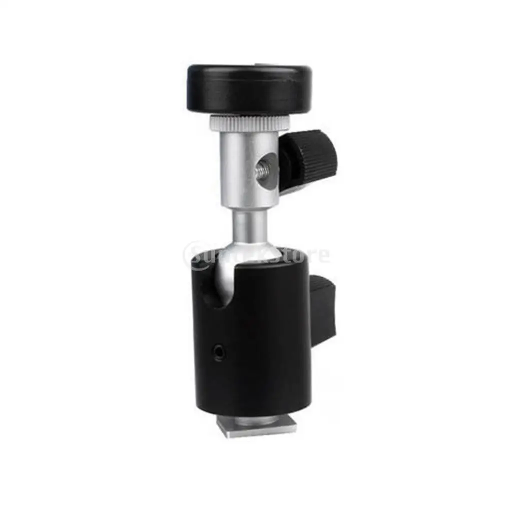 

C Type Swivel Flash Shoe Umbrella Holder Light Stand Tripod Bracket Adapter