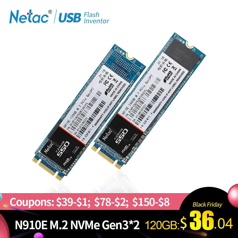 

Netac M.2 240 GB 120GB SSD M2 2280 Internal Solid State Drive SSD 240GB 120 GB NVMe Laptop Hard Drive High Speed For PC Computer