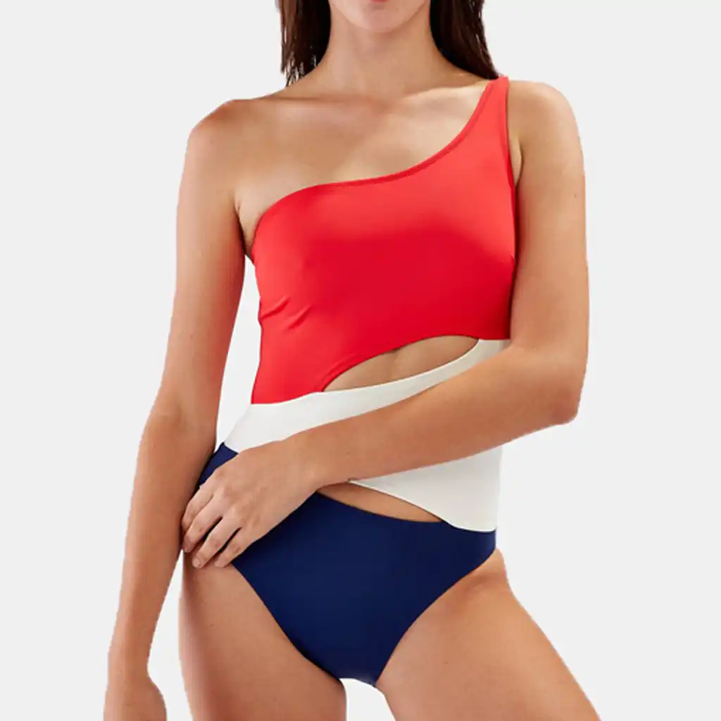 red white and blue one piece swimsuits