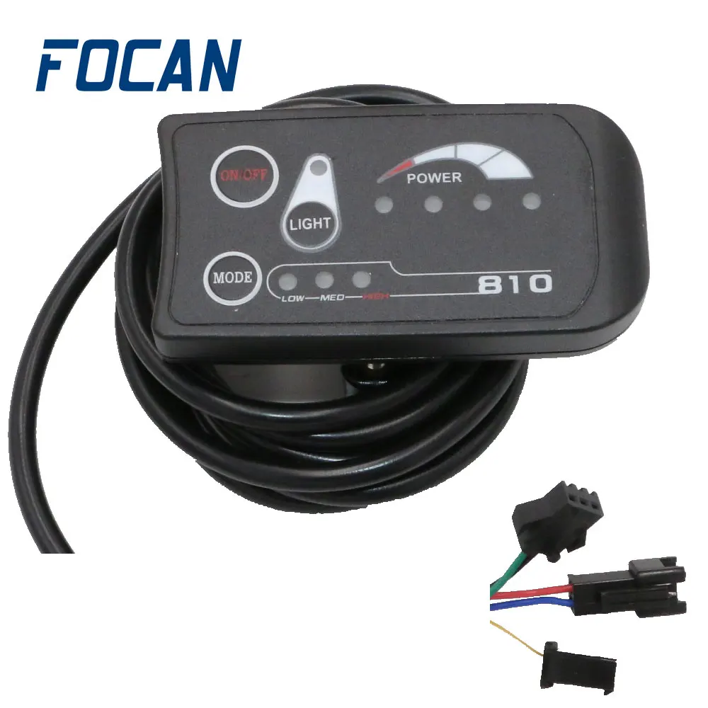 FOCAN 24V 36V 48V 810 Electric Bicycle scooter LED Meter Display-in
