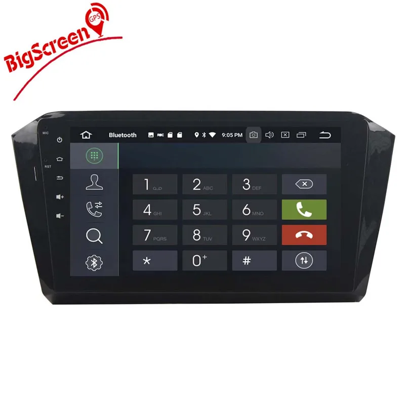 Top 10.2" Android 9.0 RAM 4+64GB 8 Core Car Radio GPS Navi For Volkswagen VW Passat B8 Magotan 4G 2015 2016 2017 headunit Radio IPS 10