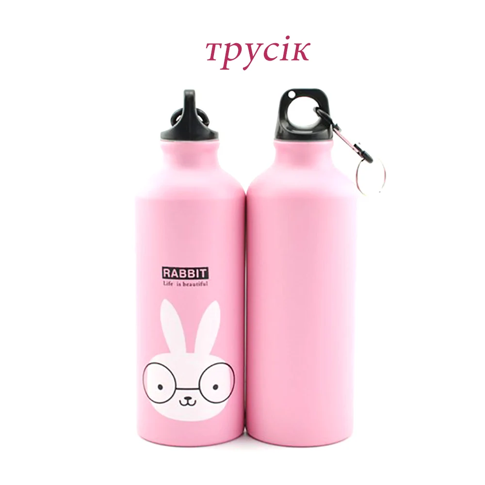 

School Adult kids Gifts Cartoon Cycling Travel Water Bottles Unbreakable Sports Kitchen Leakproof Thermos Water Bottle Drinkware