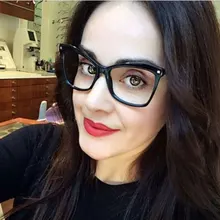 TR90 анти-голубые легкие очки винтажная прозрачная квадратная рамка для очков женские роскошные брендовые компьютерные очки черные оправы для очков