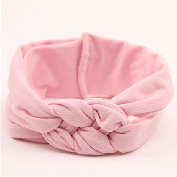 

1PCS New Fashion Headwear Confortable Soft Cute Girl Kids Hair Accessories Hairband Turban Knitted Knot Cross Headband