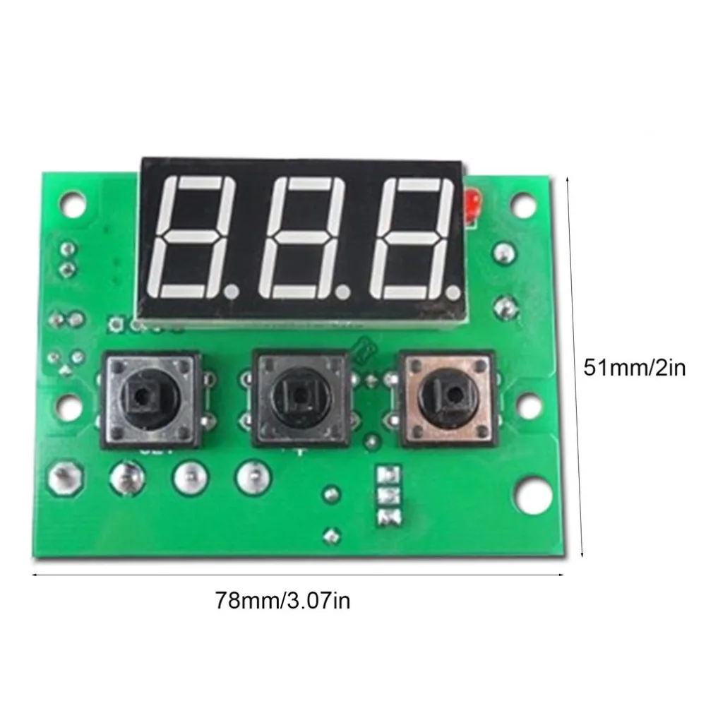 XH-W1601 Профессиональный цифровой регулятор температуры 12 В постоянного тока контроллер температуры Высокоточный PID контроль температуры