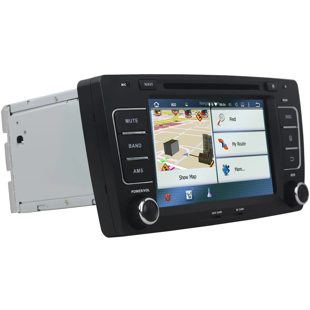 Discount 8" Octa Core 4G Android 8.1 4GB RAM 64GB ROM RDS Car DVD Player Radio Stereo Head Unit GPS Glonass For Skoda Octavia 2009-2013 3