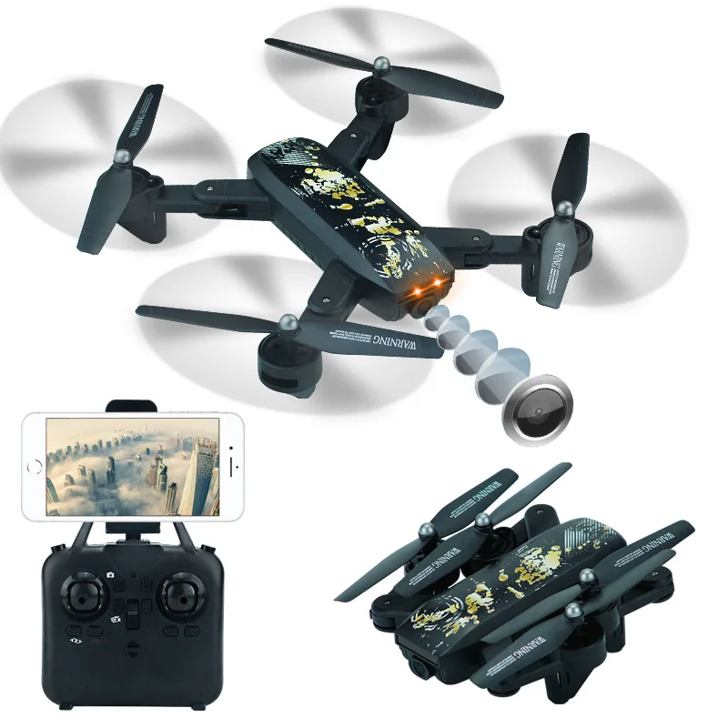 

Professional foldable WIFI Real Time RC drone 2.4G WIde 2MP camera Auto return height set selfie RC Quadcopter Toy vs X5HW T47