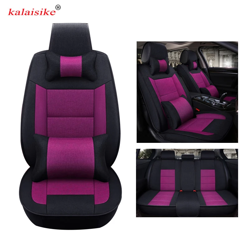 Kalaisike Flax Universal Car Seat cover for BYD all models F3 F6 G3 L3