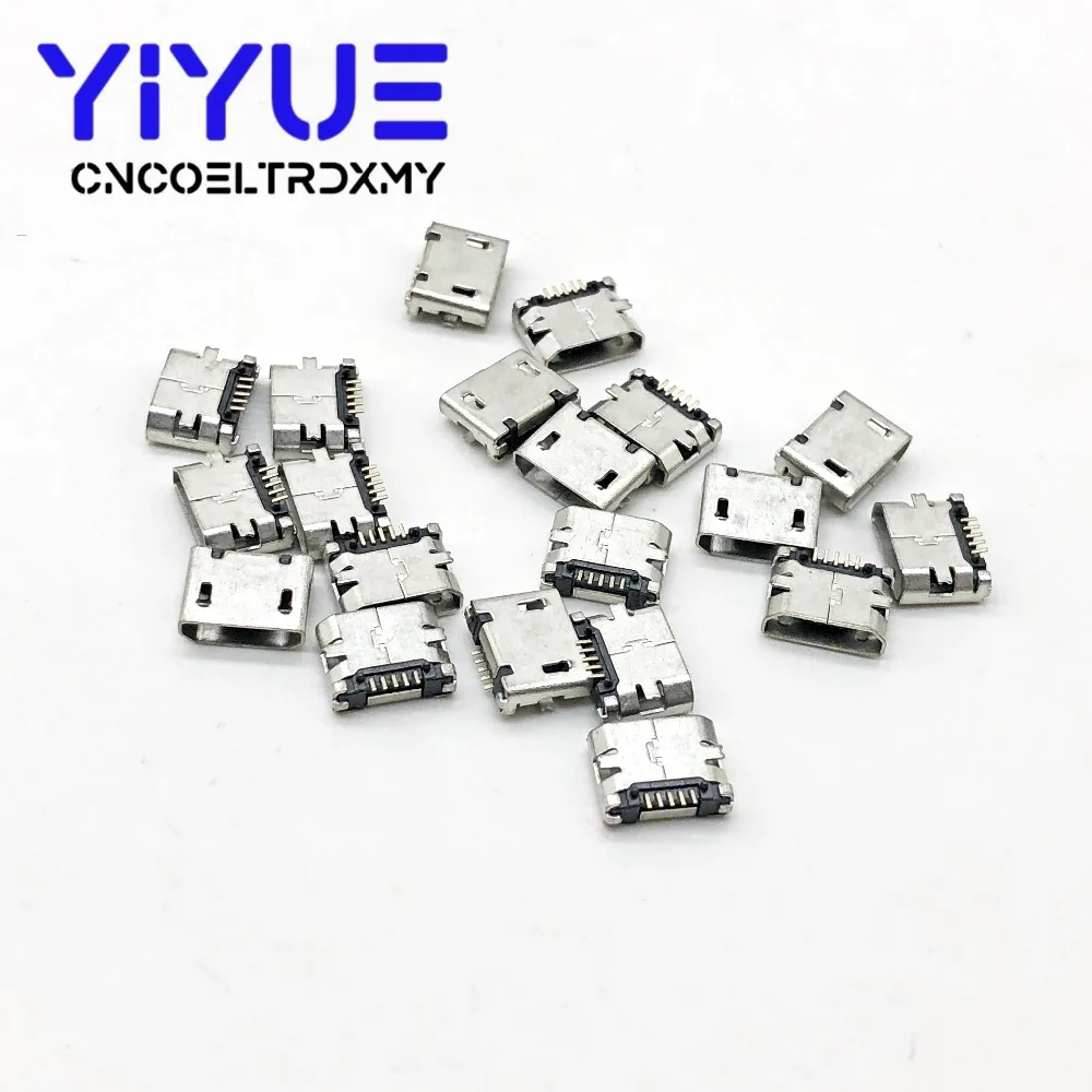 5-контактный гнездовой разъем Micro USB Тип B мама для размещения Майк 5 P 20 шт./лот |