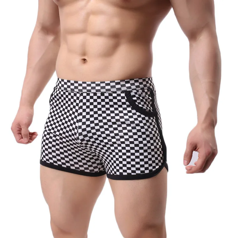Men's Underwear Loose Leisure Shorts Cotton Comfortable Men Boxer Shorts Fashion Plaid Boxers Men Lounge Home Wear Underwears Men's Underwear Loose Leisure Shorts Cotton Comfortable Men Boxer Shorts Fashion Plaid Boxers Men Lounge Home Wear Underwears