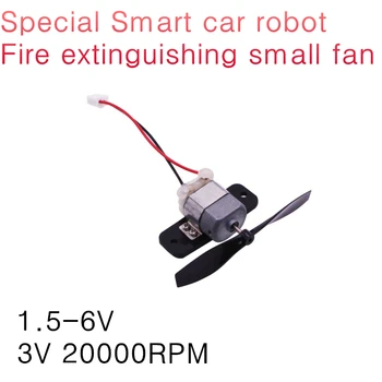 

Special Smart car robot Fire extinguishing small fan,130 DC motor+Propeller Blade+bracket
