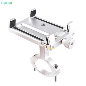

Aluminum Bike Motorcycle Phone Stand For 5-15cm Wide Smartphone Support Bicycle Adjustable Handlebar Alloy Holder Mount Bracket