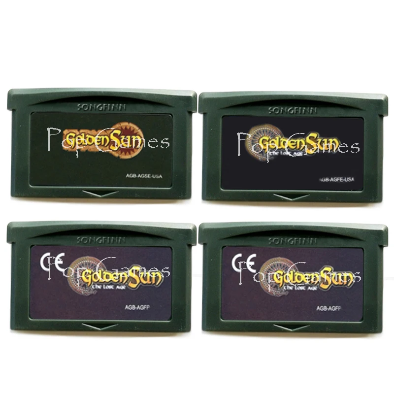 GoldSun Series Lost English or Spanish FRA 32 Bit Video Game Cartridge Console Card Handheld | Электроника
