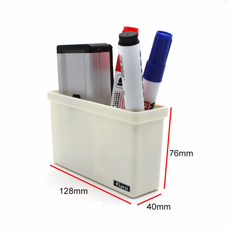 Magnetic Plastic Storage Box Drawer Blackboard Chalk Pens Desk Organiser Home Boxes |
