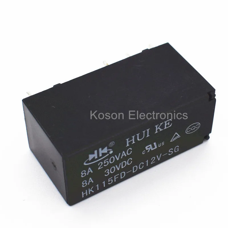 1 шт. HK115FD-DC12V-SG 8 шпильки 12V 8A реле