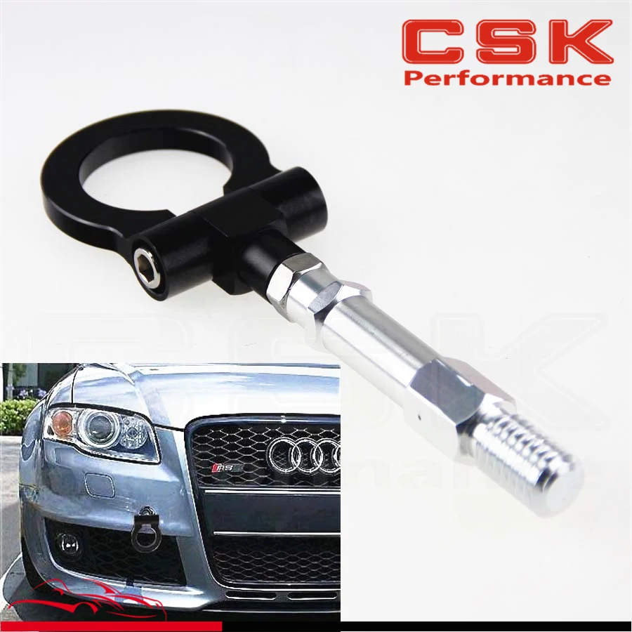 19.5mm Aluminum Screw Tow Towing Hook Fit Audi A4 A4L 1.8T 2.0T 09 15