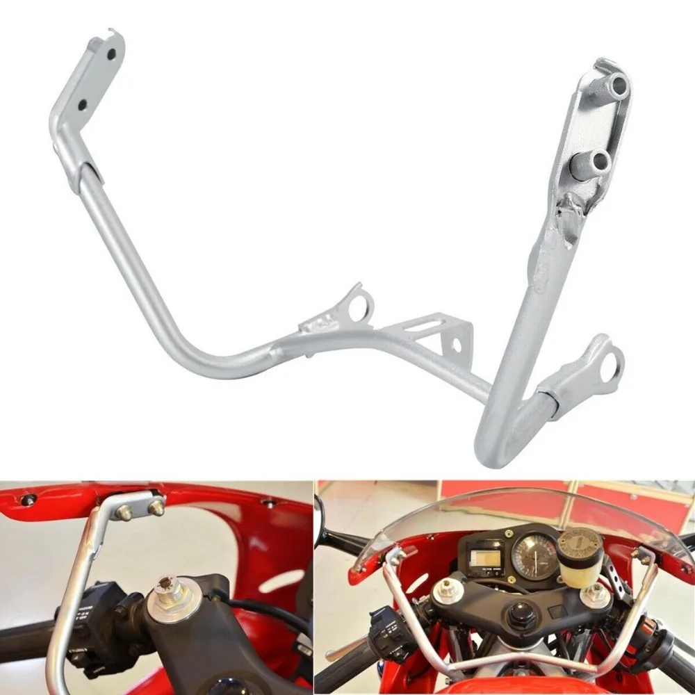 

Painted Silver Windshield Brace Fairing Bracket Stay Fit For Honda NSR250R NSR 250 R 90-93 92 91