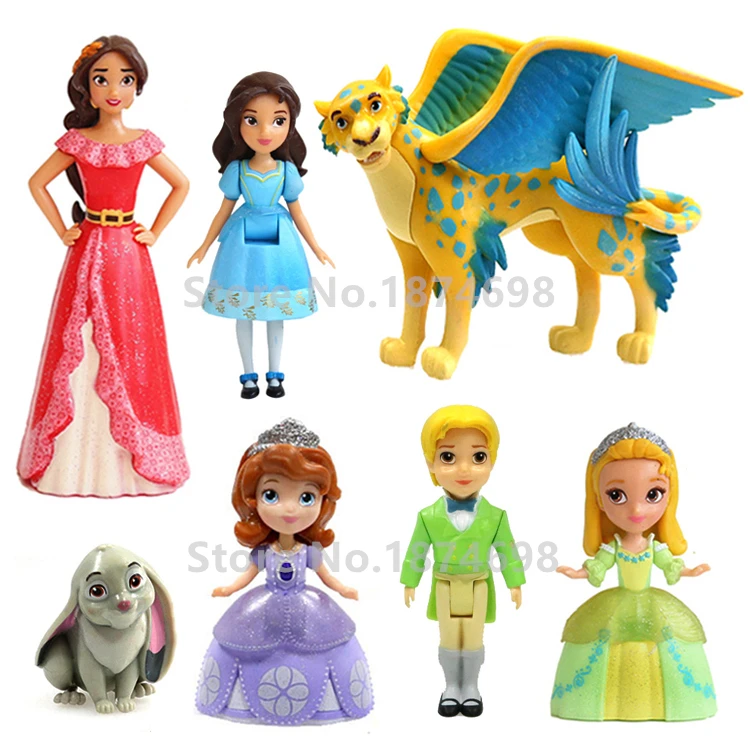 新ソフィア王女アンバー王子ジェームズクローバーイザベルskylarセット 7 のミニフィギュア玩具子供女の子子供ギフト Aliexpress