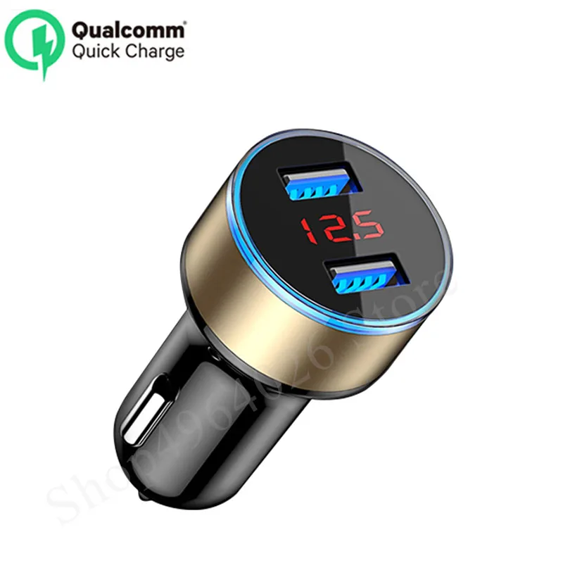 Автомобильное зарядное устройство светодиодный дисплей 3.1A 5V Dual USB для BMW e34 x1 g30 x5