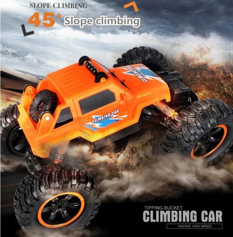 4WD высокая скорость rc гоночный автомобиль игрушка 2836 bigfoot off-load скалолазание автомобиль игрушка двойной привод трюк автомобиль пульт