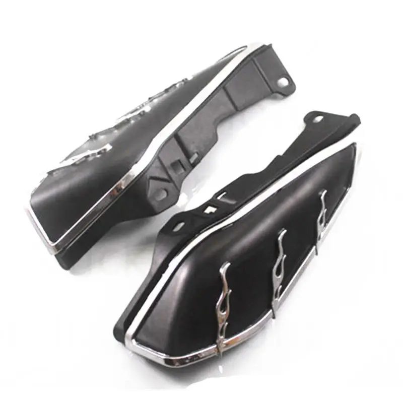 

2x Motorcycle Frame Mid-Frame Engine Air Deflectors Heat Shield Trim For Harley Electra Glide Road Glide Street Glide Tri Glide