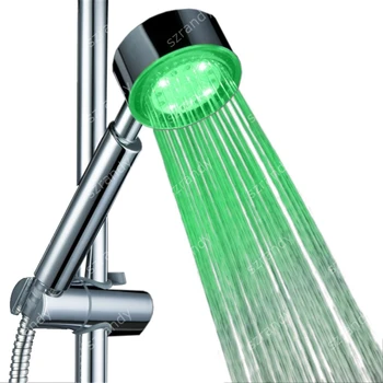 

Hydropower Bathroom Single Green Color hand held shower head without color box 8008-A17