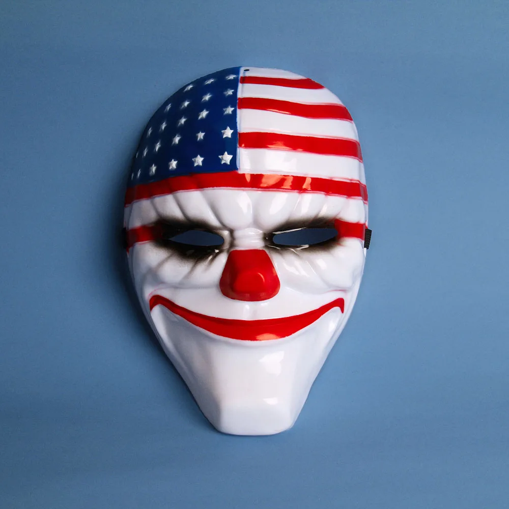 Payday Mask страшная маска на Хеллоуин террор Маскарад Хьюстон& волк& цепи маска взрослые Вечерние Маски тушь для ресниц de Хэллоуин MK00PY