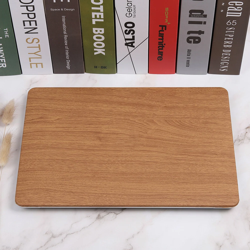 Чехол для ноутбука MacBook Air Pro retina 11 12 13 15 дюймов деревянный зернистый пластиковый